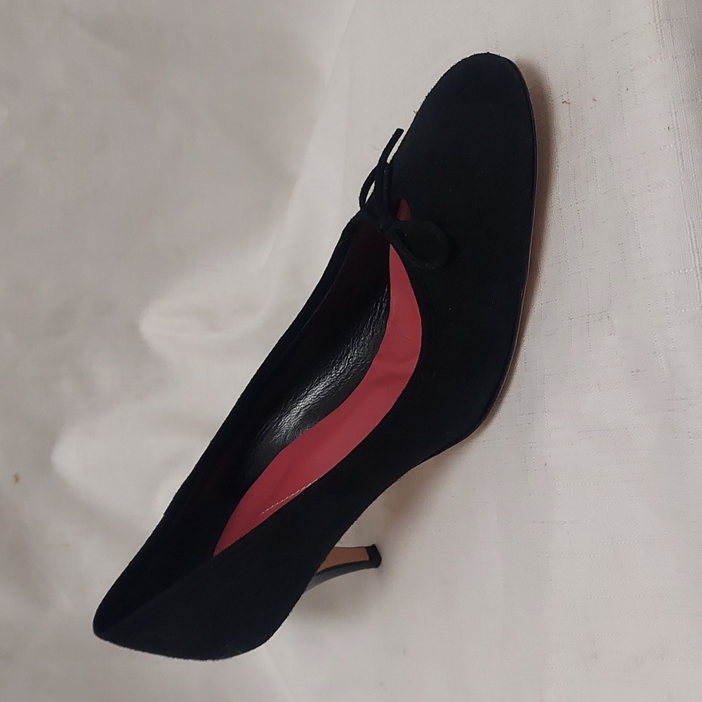 KATE SPADE ♠️ New Suede Black Bow Pumps